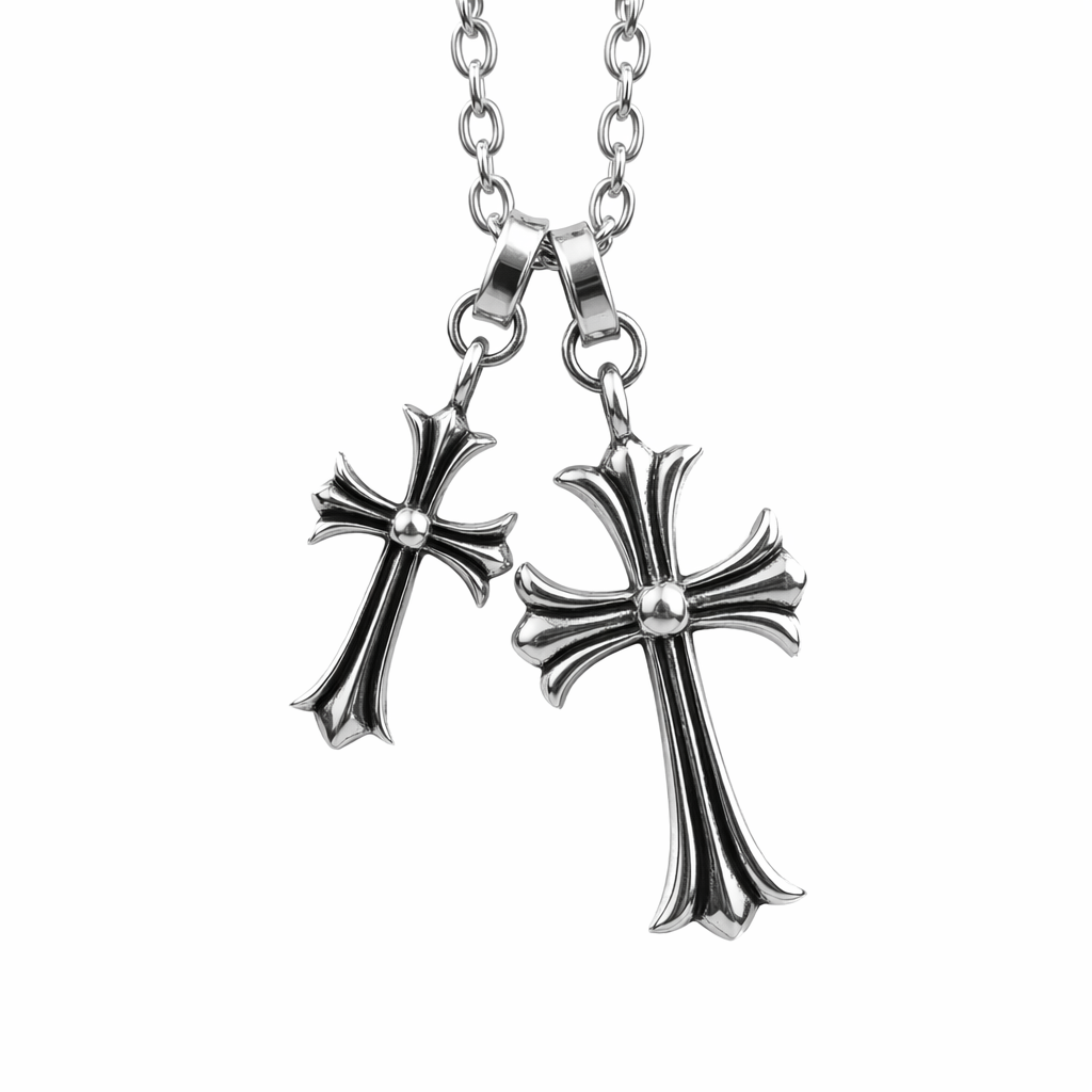 Bi-Cross Necklace