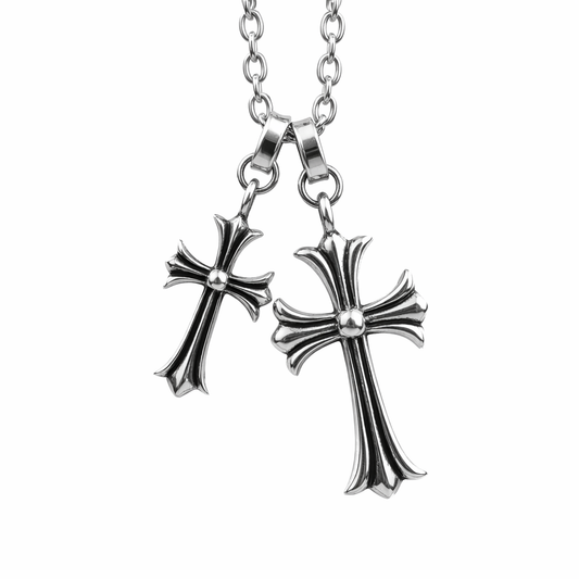 Bi-Cross Necklace